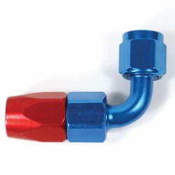 Picture of SPEEDFX 511690 -16AN 90 Degree Swivel Hose End Fitting Red/Blue