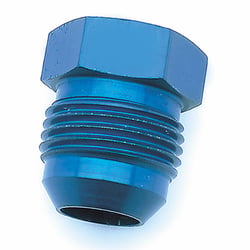 Picture of SPEEDFX 561006 -10AN Aluminum Flare Plug Blue Anodized