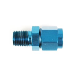 Picture of SPEEDFX 561051BK -10AN to 1/2 NPT Straight Swivel Male Pipe Coupler Black