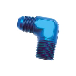 Picture of SPEEDFX 561022BK -10AN to 1/2 NPTF 90 Degree Flare Elbow Black Anodized Aluminum