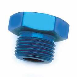 Picture of SPEEDFX 561214 -12AN Aluminum Port Plug Fitting with O-Ring Blue Anodized