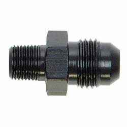 Picture of SPEEDFX 561096BK -10AN to 3/4 NPTF Straight Flare to Pipe Adapter Black