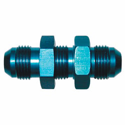Picture of SPEEDFX 561232 Straight Bulkhead AN Fitting -12AN Blue Anodized