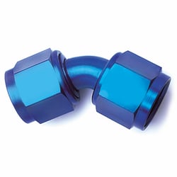 Picture of SPEEDFX 561045 -10AN 45 Degree Swivel Hose Fitting Blue Anodized Aluminum