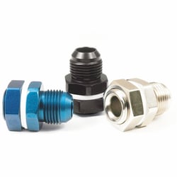 Picture of SPEEDFX 579010BK -10AN Straight Fuel Cell Bulkhead Fitting Black