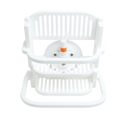 Picture of SeaSucker SM8100W Shower Caddy - White Vacuum Mount Organizer
