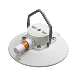 Picture of SeaSucker VM1016W 6 Inch White Vacuum Mount with Stainless Steel D-Ring