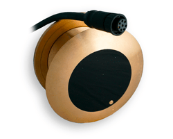 Picture of Si-Tex BT87H1KW-12 Bronze CHIRP Transducer 1kW 12° Tilted Thru-Hull