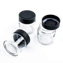 Picture of Silwy Drinkware FM-125-BCS-SM Magnetic Spice Containers with Metal Strip 3-Pack