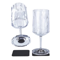 Picture of Silwy Drinkware KO-WIG-C300-2 Magnetic Plastic Glasses Wine 0 3 L