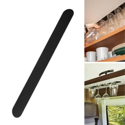 Picture of Silwy Drinkware L000-10LA-1 Magnetic Metal Strip 50cm Black Leather Look