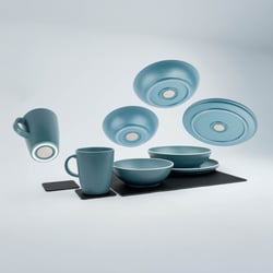 Picture of Silwy Drinkware SYBR-KGS-11-B 11-Piece Magnetic Tableware Set Blue