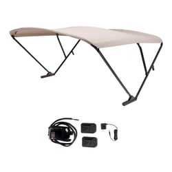 Picture of Taylor Made 2021133089 SureShade Battery Powered Bimini Top 10ft Pontoon Beige