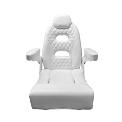 Picture of Taco Metals HA12-25-0-WHA Baja Sport Helm Chair 25" White Marine Bucket Seat