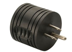 Picture of Southwire 95213388 RV Power Cord Adapter Plug 5-15P to 5-30R 15A Male to 30A Female Round Black