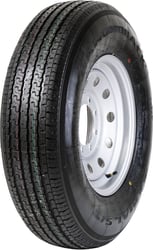 Picture of Taskmaster ADB16R8SMM ST235/80R16 Trailer Tire and Wheel Assembly 8-Lug Silver Modular