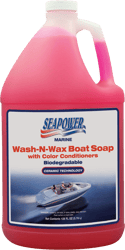 Picture of T.R. Industries SWS-128 Seapower Marine Wash & Wax Boat Soap - 1 Gallon