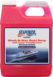 Picture of T.R. Industries SWS-32 Marine Wash-N-Wax Boat Soap 32 oz Biodegradable