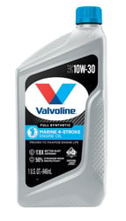 Picture of Valvoline 899557 Full Synthetic Marine Oil 10W-30 4-Stroke Engine Oil 1 Quart (Case of 6)