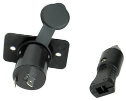 Picture of Whitecap Industries S8072C 12V Accessory Power Socket & Cap Black Nylon