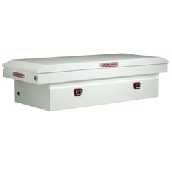 Picture of WeatherGuard 116-3-04 Saddle Box Crossover Truck Tool Box 72" White Steel