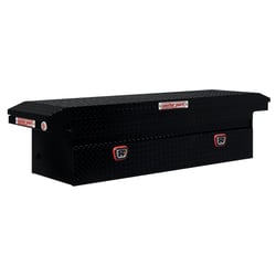 Picture of Weatherguard 121-5-04 Low Profile Crossover Saddle Box 72in Black Aluminum
