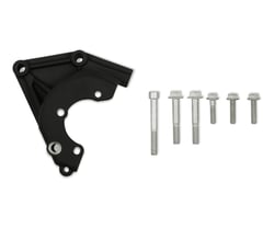 Picture of Holley 20-165BK Mid Mount LS/LSA Accessory Drive Bracket Kit with Power Steering - Black