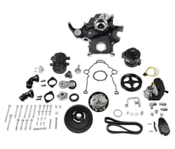Picture of Holley 20291BK Black Mid-Mount Complete Accessory System