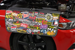 Holley 36445 Sticker Bomb Fender Cover 36" x 26" Protective Workshop Mat — image 3