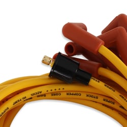 Accel 4039 8mm Spark Plug Wire Set - Yellow with Orange Boots — image 3