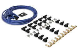 Accel 4040B 8mm Spark Plug Wire Set Blue Silicone High Performance — image 2