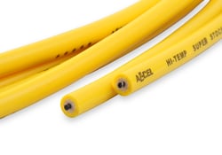 Accel 4041 8mm Spark Plug Wire Set - Yellow with Orange 90Â° Boots — image 6