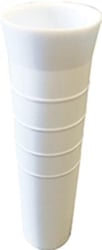Picture of Tigress 88152-5 Vinyl Liner Insert for 10" Flared Aluminum Rod Holders, White