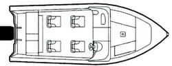 Picture of Carver Covers 79003F-02 Flex-Fit PRO Poly-Flex II Boat Cover Black