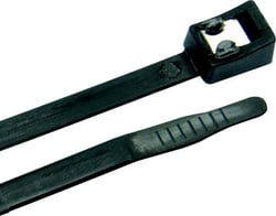 Picture of Ancor 199342 Self-Cutting Cable Ties 6 Inch UV Black 50 Pack
