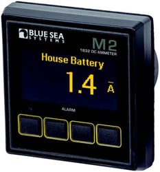 Picture of Blue Sea Systems 1832BSS M2 OLED Digital DC Ammeter Dual Circuit