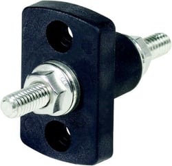 Picture of Blue Sea Systems 2201BSS Terminal Feed Through 5/16-18 Stud Black