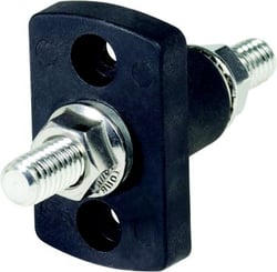 Picture of Blue Sea Systems 2203BSS Terminal Feed Through 3/8-16 Stud Black