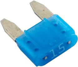 Picture of Blue Sea Systems 5272BSS ATM Mini Blade Fuse 15 Amp Blue 2-Pack