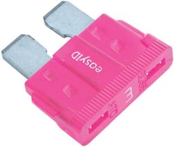 Picture of Blue Sea Systems 5291BSS EasyID Illuminated ATO/ATC Blade Fuse 3 Amp