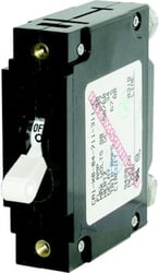Picture of Blue Sea Systems 7244-BSS Single Pole AC Circuit Breaker 50 Amp White