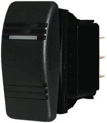 Picture of Blue Sea Systems 8292-BSS Water Resistant Contura III Switch SPST Off-(On) Black