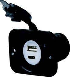 Picture of AFI 12VDUSBAC Marinco SeaLink Deluxe Dual USB Charger 12-24V