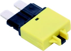 Picture of Blue Sea Systems 7066-BSS ATO/ATC Low Profile Circuit Breaker 20 Amp Yellow 2-Pack