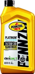 Picture of Pennzoil 550022753 Platinum 5W-30 Full Synthetic Motor Oil dexos1 Gen 3