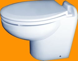 Picture of Raritan Engineering 230HF012 Marine Elegance Tall Angle Electric Toilet 12V Freshwater with Smart Toilet Control