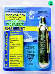 Picture of Leland 840AMU-84204Z Inflatable PFD Re-Arming Kit Manual 24g CO2 1/2" Threaded