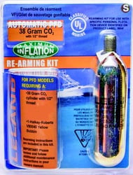 Picture of Leland V95000-86202Z Inflatable PFD Rearming Kit Automatic 38g CO2 1/2" Threaded