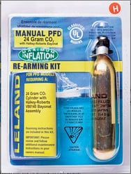 Picture of Leland V86160-84204Z Manual Inflatable PFD Re-Arming Kit 24g CO2 Halkey-Roberts Bayonet