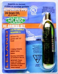 Picture of Leland V95000-84204Z Inflatable PFD Rearming Kit Automatic 24g CO2 1/2" Threaded
